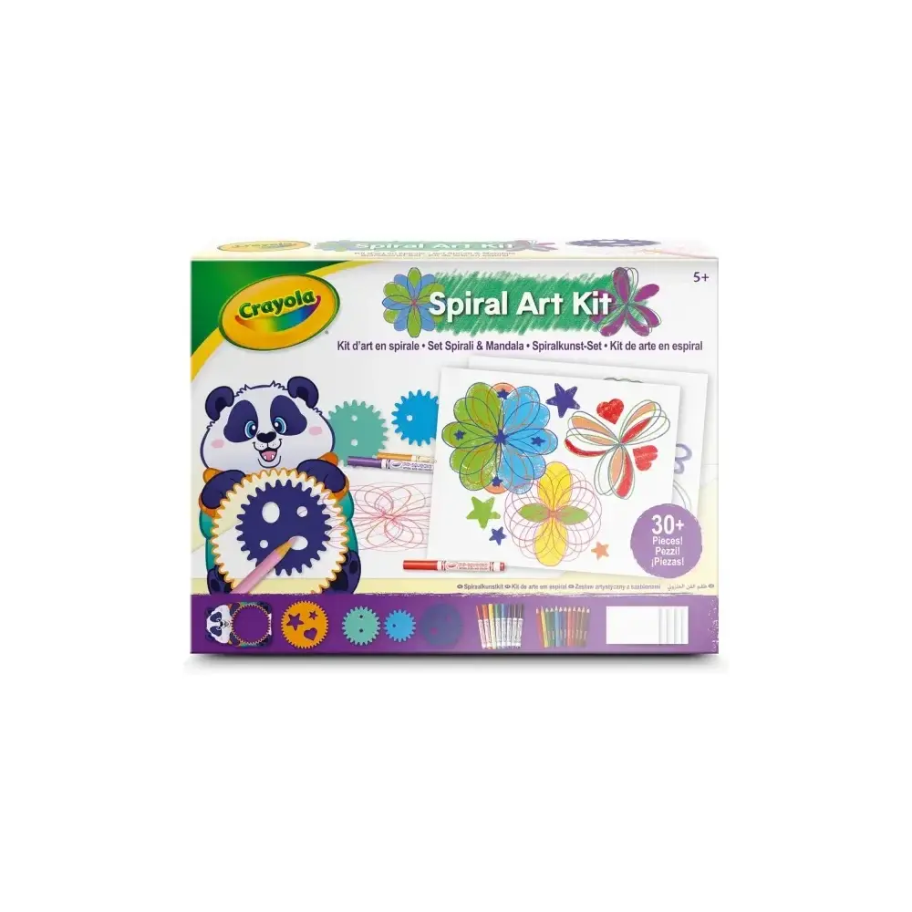 Kit per Colorare Set Spirali e Mandala Crayola