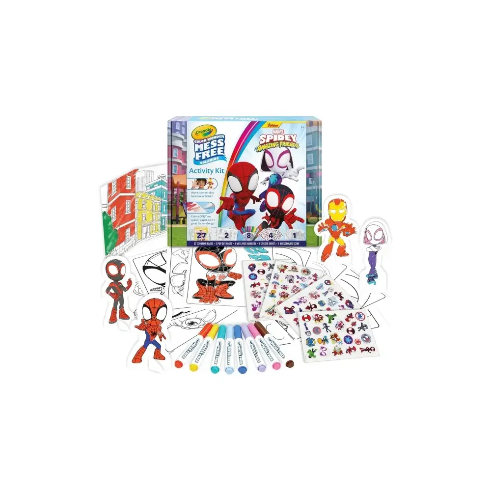 Color Wonder Activity Set Spidey Pezzi Pagine da Colorare Crayola
