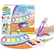 Color Wonder Bluey Pennello Magico Luminoso 6 Colori Tempere Crayola
