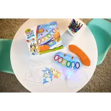 Color Wonder Bluey Pennello Magico Luminoso 6 Colori Tempere Crayola
