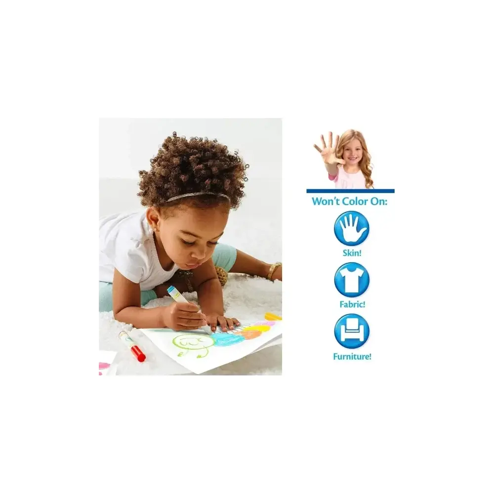Color Wonder Bluey Pennello Magico Luminoso 6 Colori Tempere Crayola