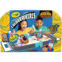 Colourwhirls la Trottola dei Colori Arena per Sfide 4 Trottole Crayola