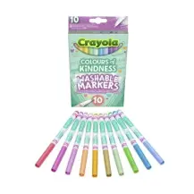 Confezione 10 Pennarelli Punta Fine Colour Of Kindness Crayola