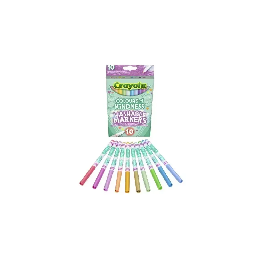 Confezione 10 Pennarelli Punta Fine Colour Of Kindness Crayola