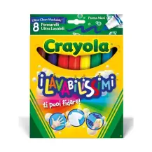 Confezione 8 Colori Lavabili Maxi Crayola