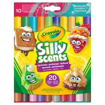 Silly Scents 20 Pennarelli Profumati a Doppia Punta Lavabili Crayola