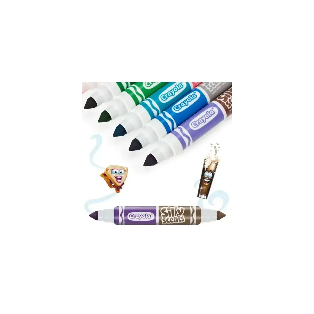 Silly Scents 20 Pennarelli Profumati a Doppia Punta Lavabili Crayola