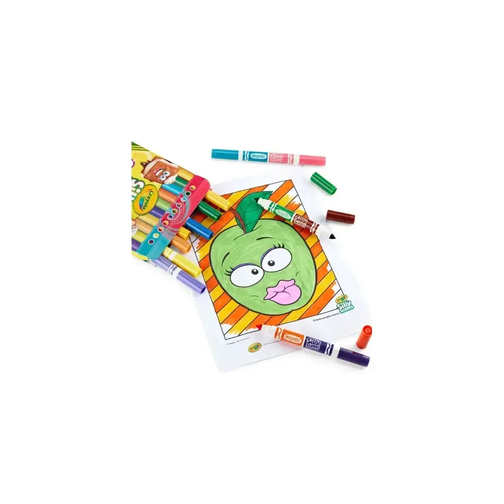 Silly Scents 20 Pennarelli Profumati a Doppia Punta Lavabili Crayola