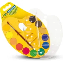 Tavolozza 12 Acquerelli Colori Vivaci e Artisti Crayola