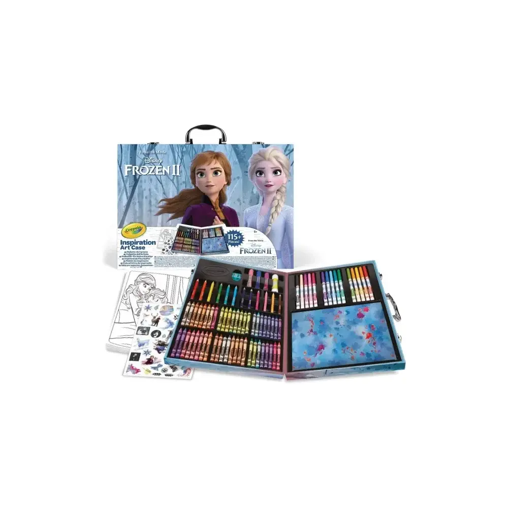 Valigetta Frozen 2 Set Creativo con Pennarelli Matite Crayola