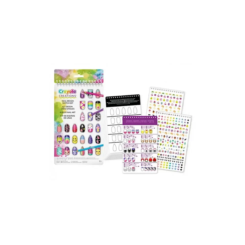 Creations Sketch Set Unghie Crayola