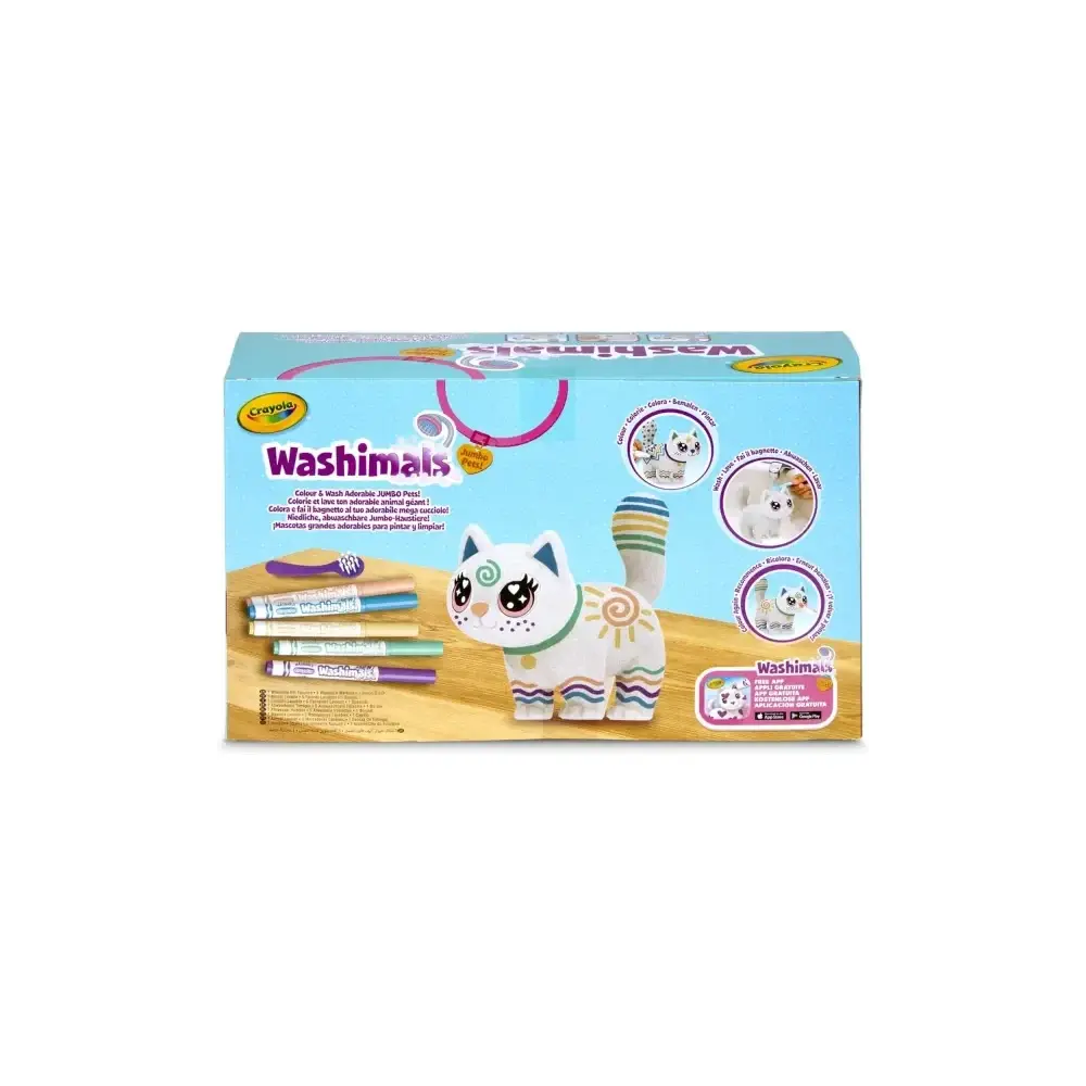 Washimals Jumbo Jenny con Pennarelli Crayola