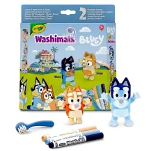 Washimals Bluey Set 2 Personaggi Lavabili Crayola