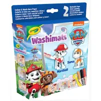 Washimals Paw Patrol Set 2 Cuccioli Lavabili Crayola