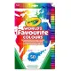 World's Favourite Colours 50 Pennarelli Superpunta Lavabili Crayola