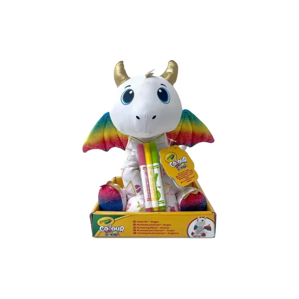 Colour Me Peluche Draghetto Pennarelli Atossici Lavabili Crayola
