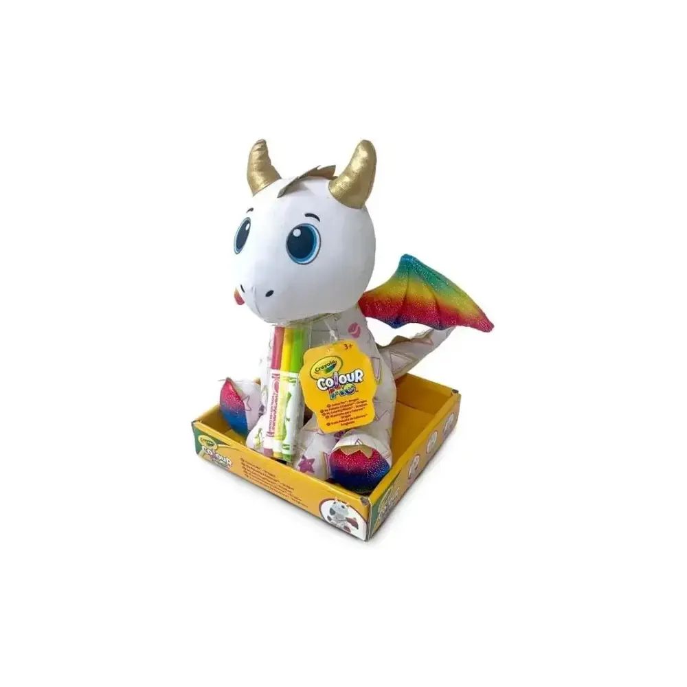 Colour Me Peluche Draghetto Pennarelli Atossici Lavabili Crayola