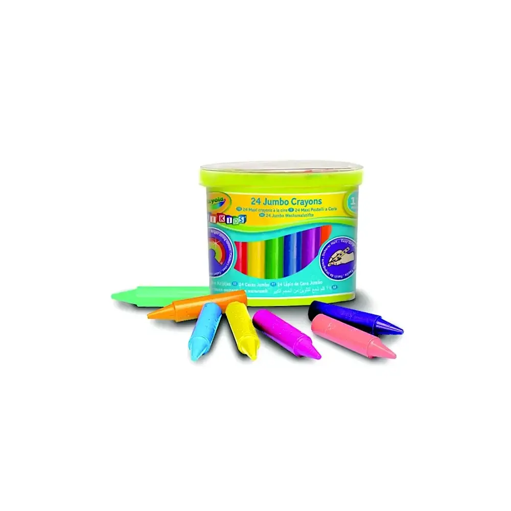 Confezione 24 Pastelli Cera Crayola