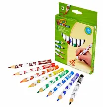 Confezione 8 Matite Maxi Colorate Minikids Crayola