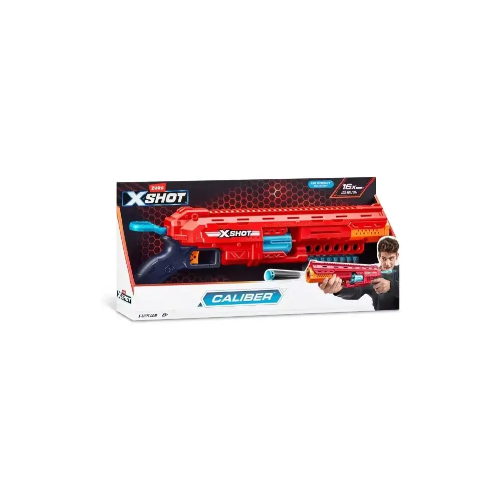 X-Shot Hawk Eye Fucile Lancia Dardi con 16 Dardi e Mirino Zuru