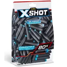 X-Shot Confezione 80 Dardi Ricarica Ufficiale Dardi in Schiuma Zuru