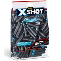 X-Shot Confezione 80 Dardi Ricarica Ufficiale Dardi in Schiuma Zuru