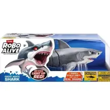 Robo Alive Squalo Bianco Luci e Movimento Zuru