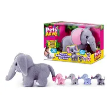 Pets Alive Mamma Elefante con Cucciolo Zuru