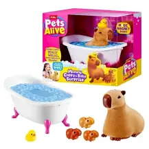 Pets Alive Mamma Capybara con Cuccioli Zuru