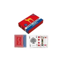Carte da Gioco Masenghini Ramino Cavallino 100% Pvc Formato Dal Negro