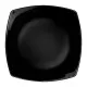 Eclissi Nero Piatto Piano 26,5x26,5 Bormioli Rocco