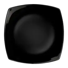 Eclissi Nero Piatto Piano 26,5x26,5 Bormioli Rocco