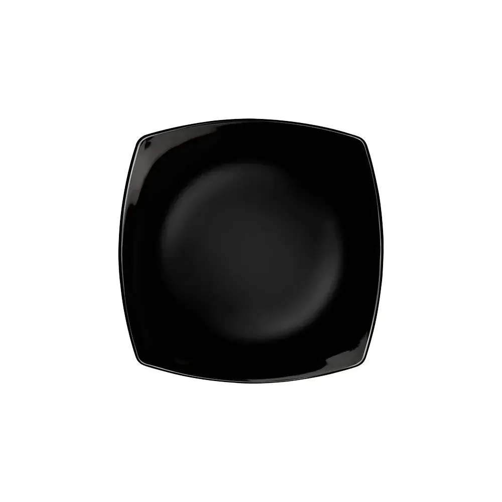 Eclissi Nero Piatto Piano 26,5x26,5 Bormioli Rocco