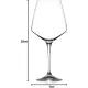 Set 6 Calici da Vino Rosso Aria 79 cl Cristallo Eco-Crystal RCR
