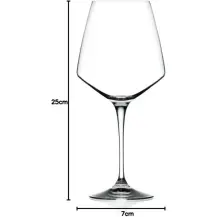 Set 6 Calici da Vino Rosso Aria 79 cl Cristallo Eco-Crystal RCR