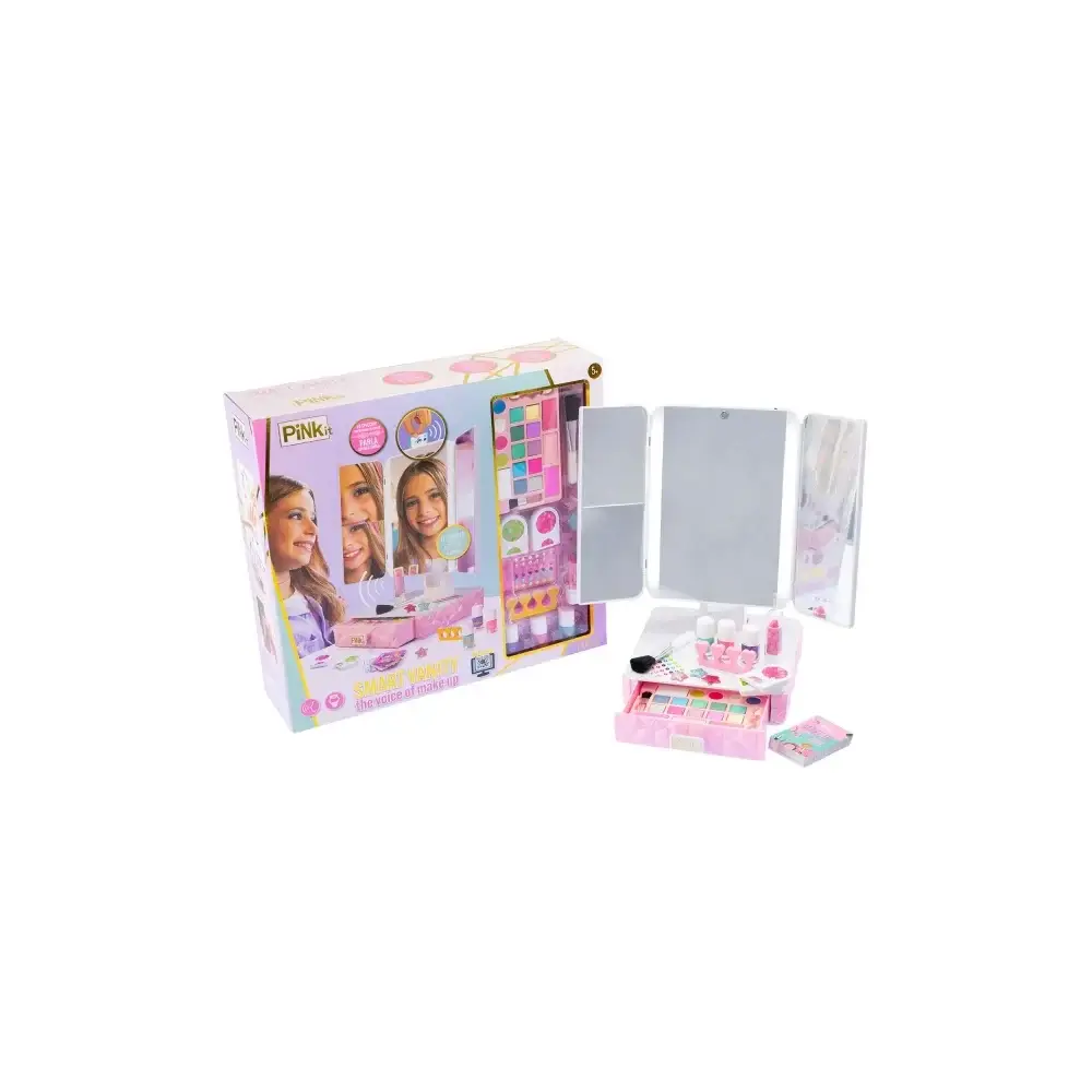 Smart Vanity Makeup Station con Luci LED - Pink it Nice