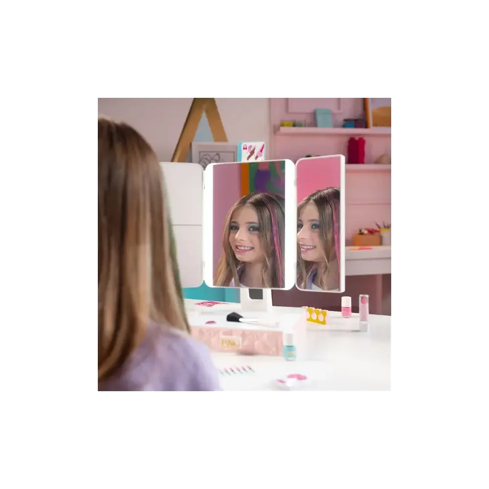 Smart Vanity Makeup Station con Luci LED - Pink it Nice