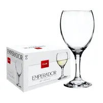 Calici Vino Bianco Emperador 25 cl Vetro Trasparente Confezione 6 Alar