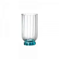 Florian Set 6 Bicchieri Beverage Lucent Blue 43cl Bormioli Rocco