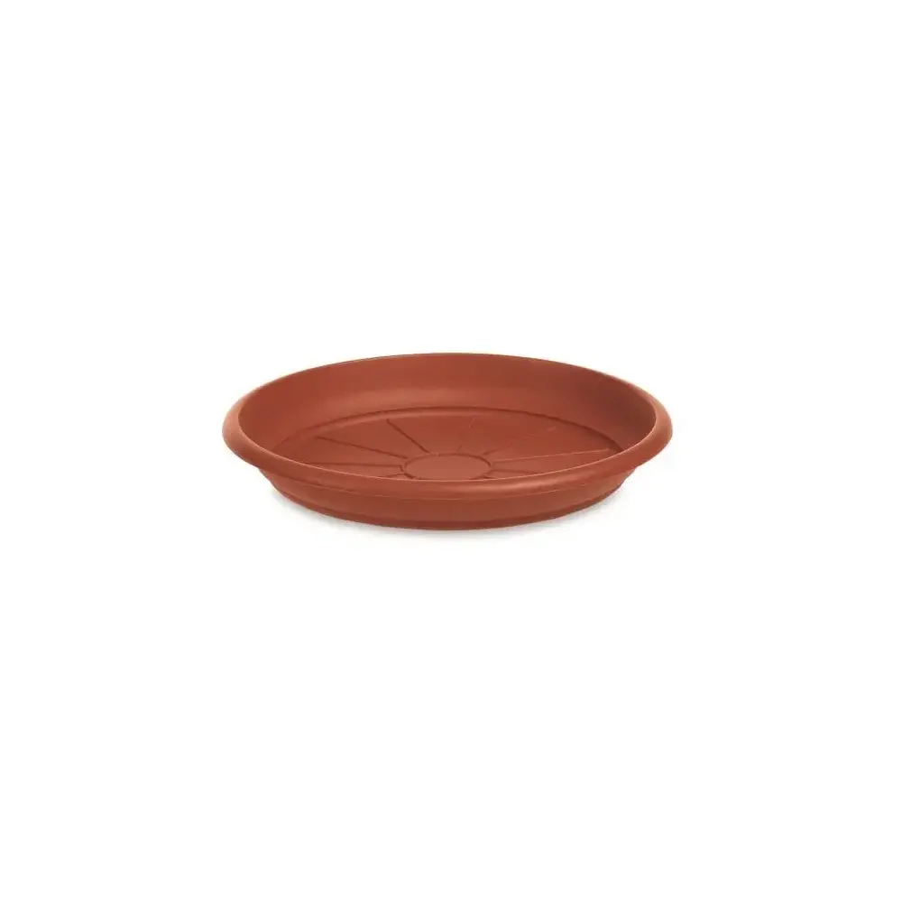 Sottovaso Plastica Terracotta Diametro 12 cm Accessorio Piante Bama