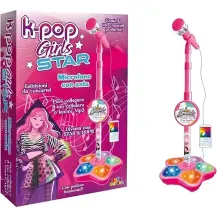 K-Pop Idols Stars Microfono Karaoke con Asta Regolabile MV Giochi