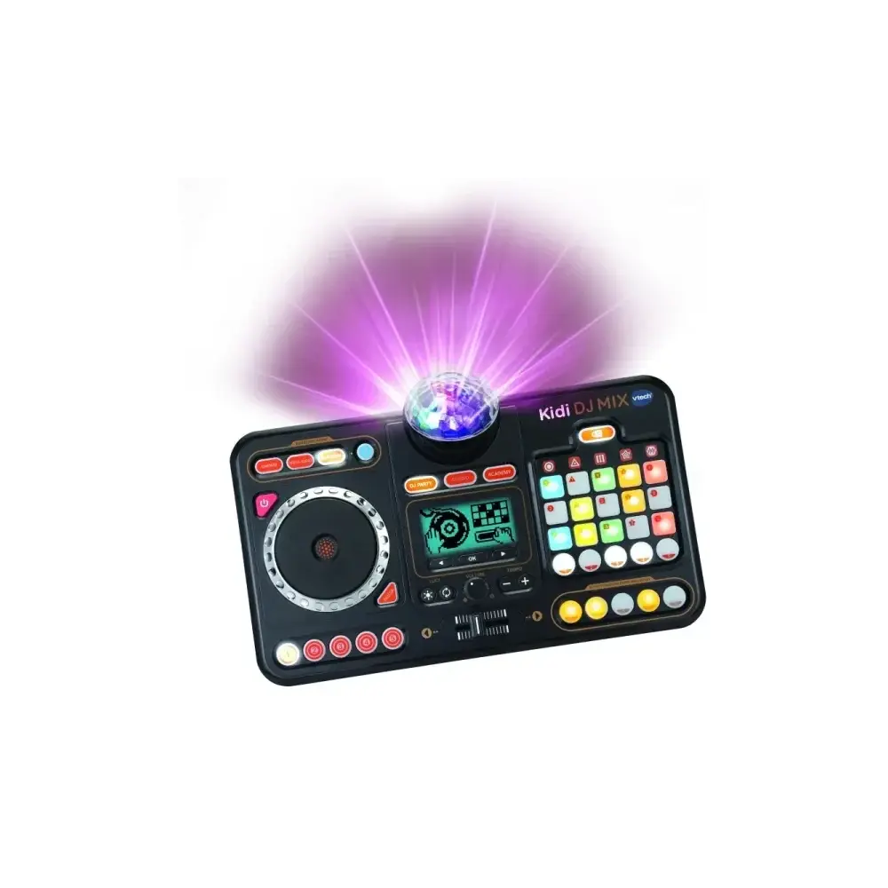 Mixer Dj 80 Kidistar Console Dj con Luci Microfono Incorporato VTech