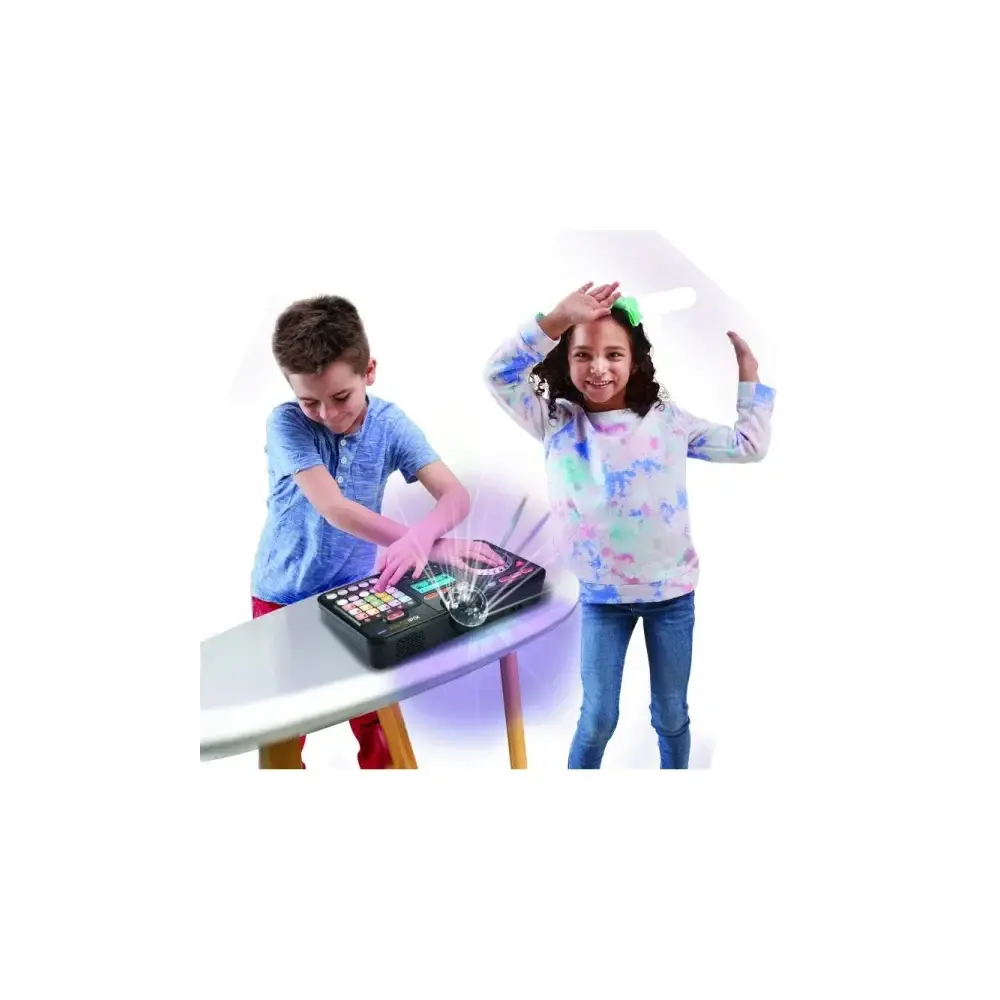 Mixer Dj 80 Kidistar Console Dj con Luci Microfono Incorporato VTech
