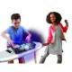 Mixer Dj 80 Kidistar Console Dj con Luci Microfono Incorporato VTech