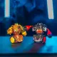 Robo Kombat Vichinghi Pacco Doppio Robot con Armatura Rocco Giocattoli