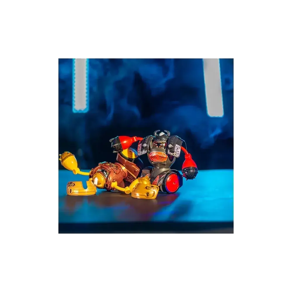Robo Kombat Vichinghi Pacco Doppio Robot con Armatura Rocco Giocattoli