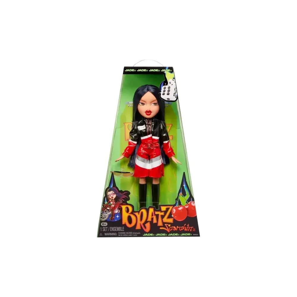 Bratz Scorchin' Jade Bambola Fashion Moto Style Accessori Inclusi MGA