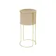 Portavaso Zigy Set 2 Pezzi Metallo Dorato Diametro 28 cm Atmosphera