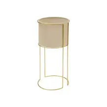 Portavaso Zigy Set 2 Pezzi Metallo Dorato Diametro 28 cm Atmosphera