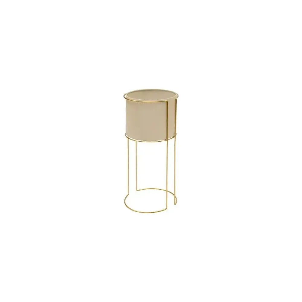 Portavaso Zigy Set 2 Pezzi Metallo Dorato Diametro 28 cm Atmosphera